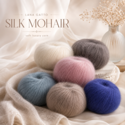 סילק מוהיר של לאנה גאטו איטליה - SILK MOHAIR