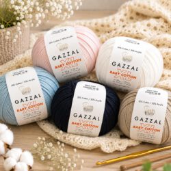 חוט כותנה בייבי מבית גאזל - GAZZAL BABY COTTON XL