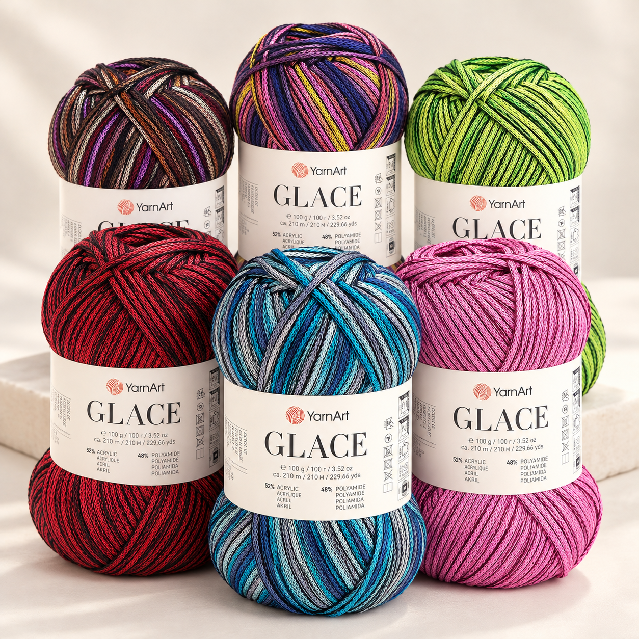 גלייס מבית יאן ארט - Glace Yarn Art